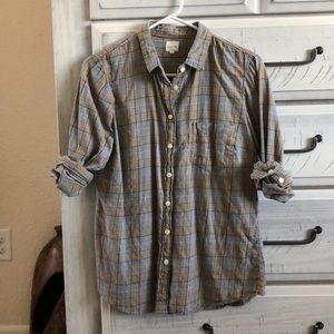 J.Crew Factory light weight flannel shirt